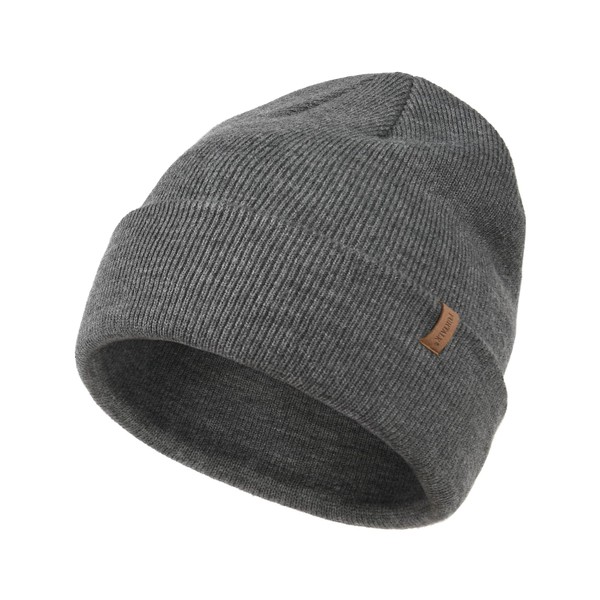 FURTALK Men's Cuffed Beanie Hat Unisex Soft Warm Knitted Hat,