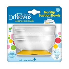 Dr. Brown's™ Cuenco de succión antideslizante, paquete de 2