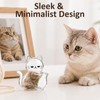 2pcs Cat Fur Keepsake Fridge Magnets, Clear Cute Cat Hair