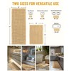 Large Waffle Bath Mat Set, Non Slip Bathroom Mat Set,