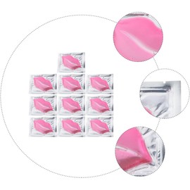 SHINEOFI Mascarilla para el cuidado de los labios con colágeno, exfoliante e hidratante, 15 piezas rosa, uso diario para suavizar y levantar la piel de los labios