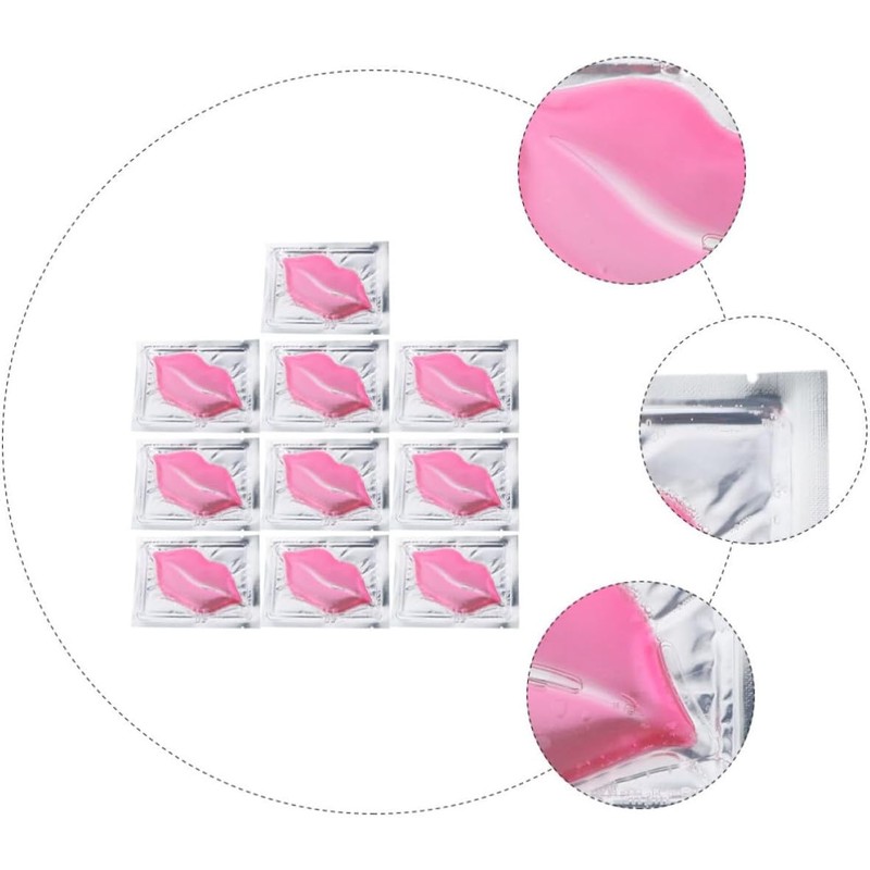 SHINEOFI Mascarilla para el cuidado de los labios con colágeno,