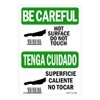 OSHA BE Careful Sign - Hot Surface Do Not Touch