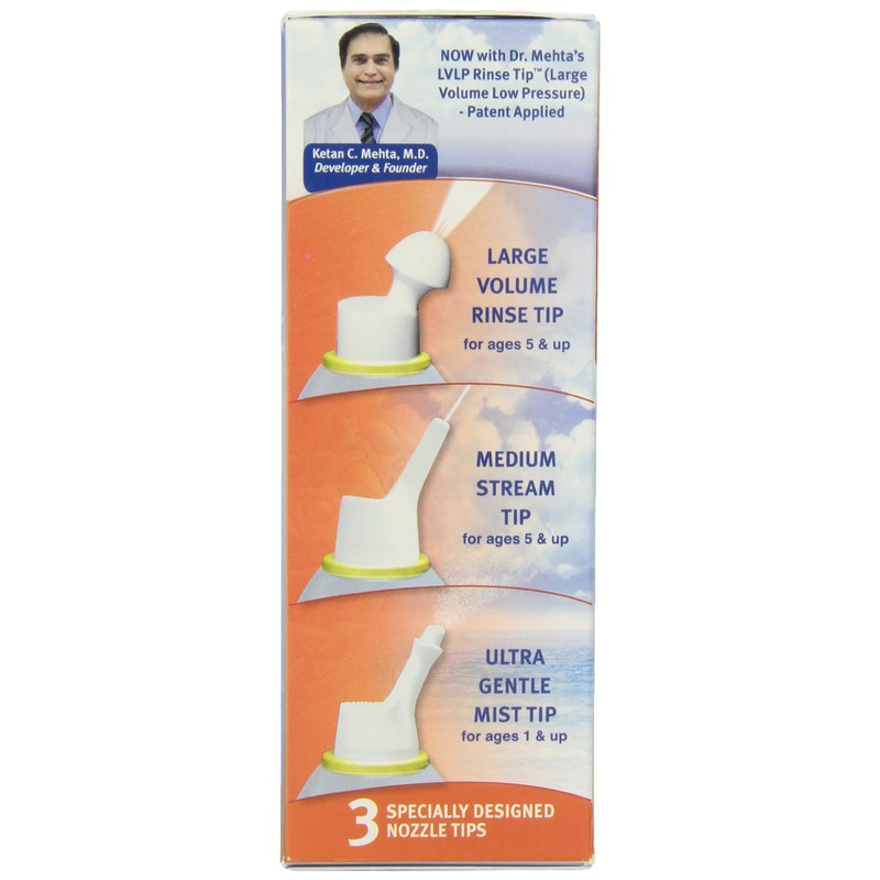 NeilMed NasaMist All in One Multi Purpose Saline Spray, 6.3