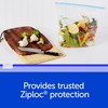 Ziploc Gallon Food Storage Freezer Slider Bags, Power Shield Technology