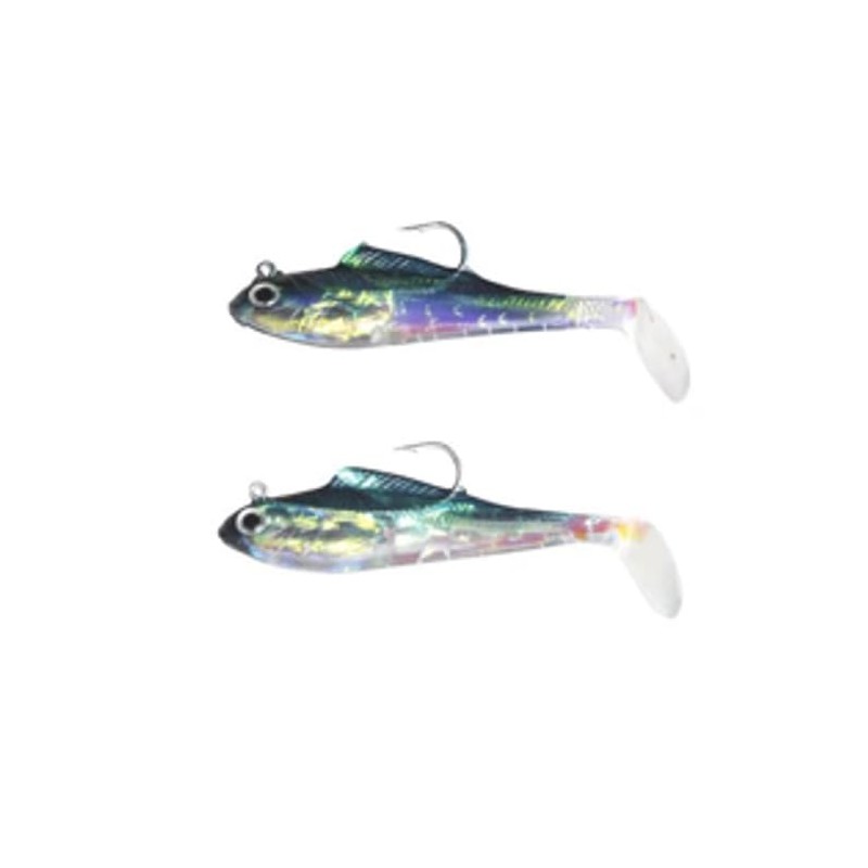 Luck E Strike Mirror Image Shad Paddle Tail Soft Plastic