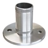 Impact Floor Flange, for Pipe Diameter 48.3 x 2.0 Stainless Steel V2A Pipe Flange Flange Wall Flange Floor Anchor Round for Pipes Railing Railing Stairs Balcony Railing Balcony