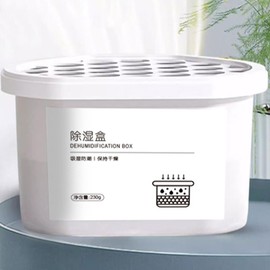 Closet Dehumidifier - Powerful Long-Lasting Moisture Remover - Compact Dehumidifier Box for Closets Wardrobes Shoe Cabinets Storage Units