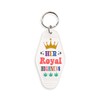 TeesAndTankYou Her Royal Highness Vintage Style Motel Keychain Key Tag