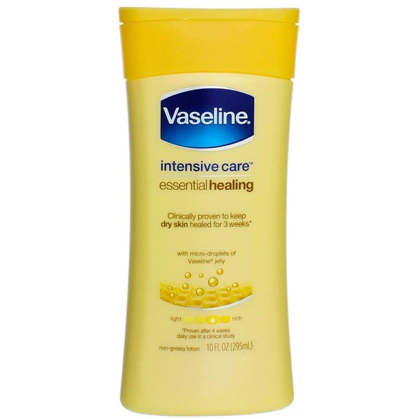 Vaseline Intensive Care Essential Healing Lotion Heal Dry Skin,10 Fl Oz, Pack of 1