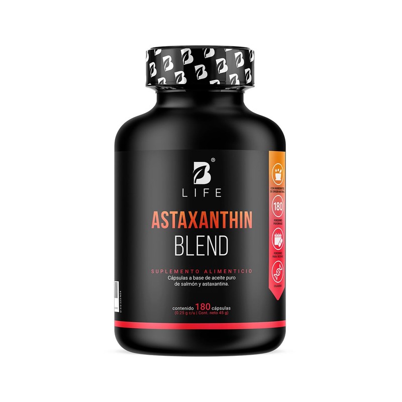 B Life Astaxantina 180 cápsulas con Aceite Puro de Salmón