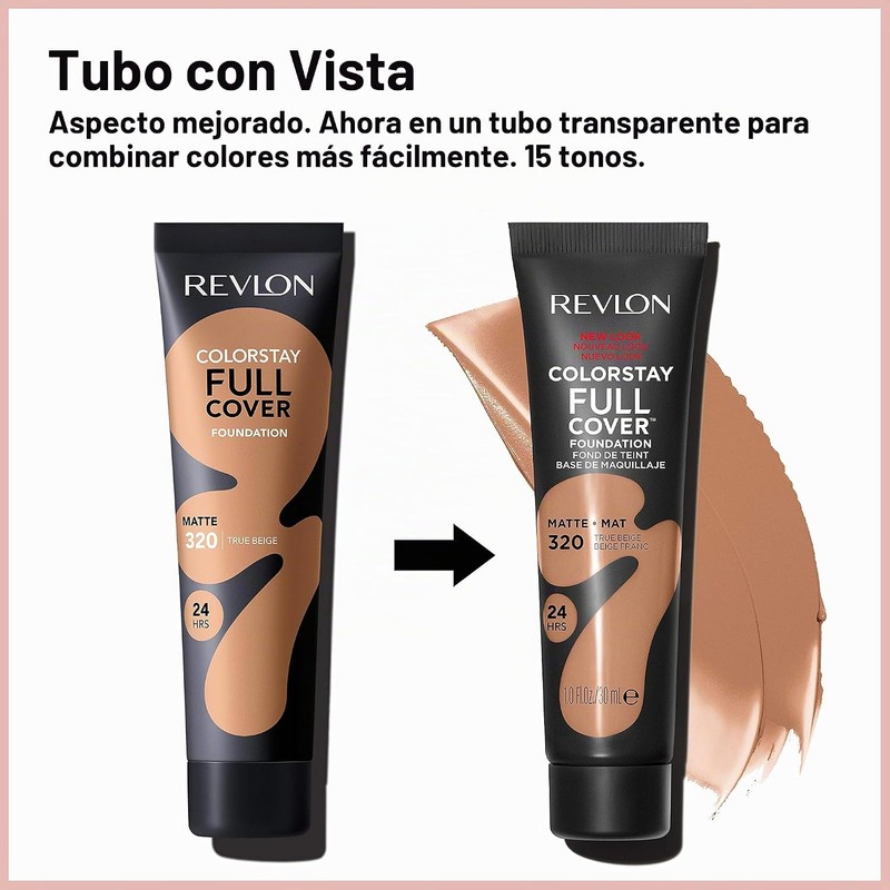 Base de Maquillaje ColorStay Full Cover Foundation Warm Golden
