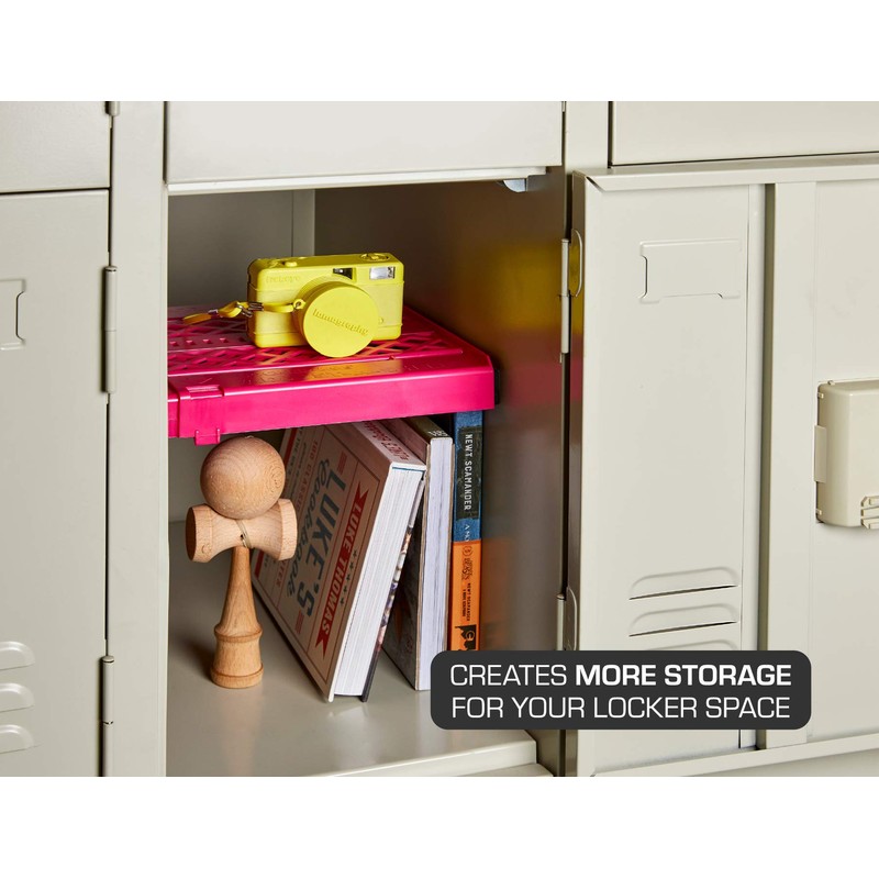 It's Academic LockerMate Adjust-A-Shelf Locker Shelf, Easy to Use, Extends