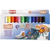 Playcolor Textile Paint Sticks 12-Pack, 5 gm