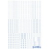 Haikyu Parts RB03-144BLU 1/144 RB03 Cotion Decal, One Color Blue,