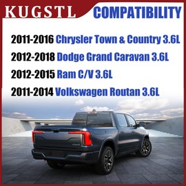 Engine Air Filter & Cabin Air Filter Combo Set for 2011-2016 Chrysler Town & Country, 2012-2018 Dodge Grand Caravan, 2012-2015 Ram C/V, 2011-2014 Volkswagen Routan 3.6L CA11050 CF10743 4861737AA