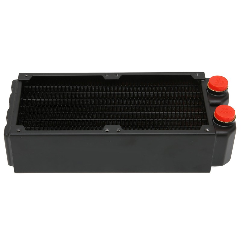 Cooling Radiator Double Layers 8 Pipes G1/4 Thread Double Fans