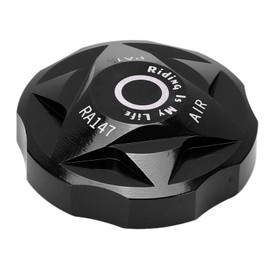 EVGATSAUTO Suntour Fork Air Cap, E-Bike Front Shock Absorber Cover Cap, Front Fork Air Chamber Cover, Bicycle Suspension Fork, Air Gas Valve Cap, Aluminum Alloy for Mountain Bike