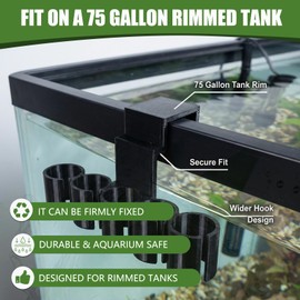 4-Pack Aquarium Plant Holder/Bamboo Clip,Hold Bamboo Stalks or Other Plants