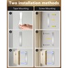 2 Pack Motion Sensor Wall Sconce with Remote – Rechargeable