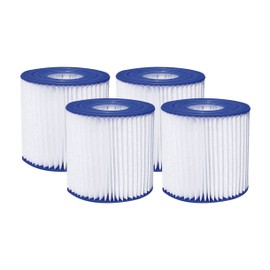 Summer Waves 4.13" x 3.75" Type D Filter Cartridge (4 Pack)
