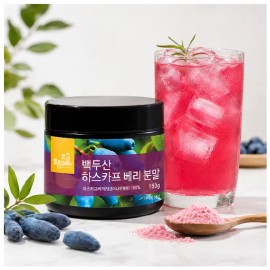 native village [Native Village] Bulk Baekdu Mountain Haskap Berry Powder 150g / [토종마을]대용량 백두산 하스카프 베리 분말 150g X 2개 댕댕이... 없음