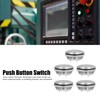 5Pcs Momentary Push Button Switch Metal Auto Reset Ultra Thin
