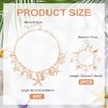 UNICRAFTALE Shell Starfish Necklace Bracelet Sets for Women 1Pc Shell