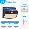 Solar Motion Sensor Lights Outdoor [ 12 Packs/138 LED ]