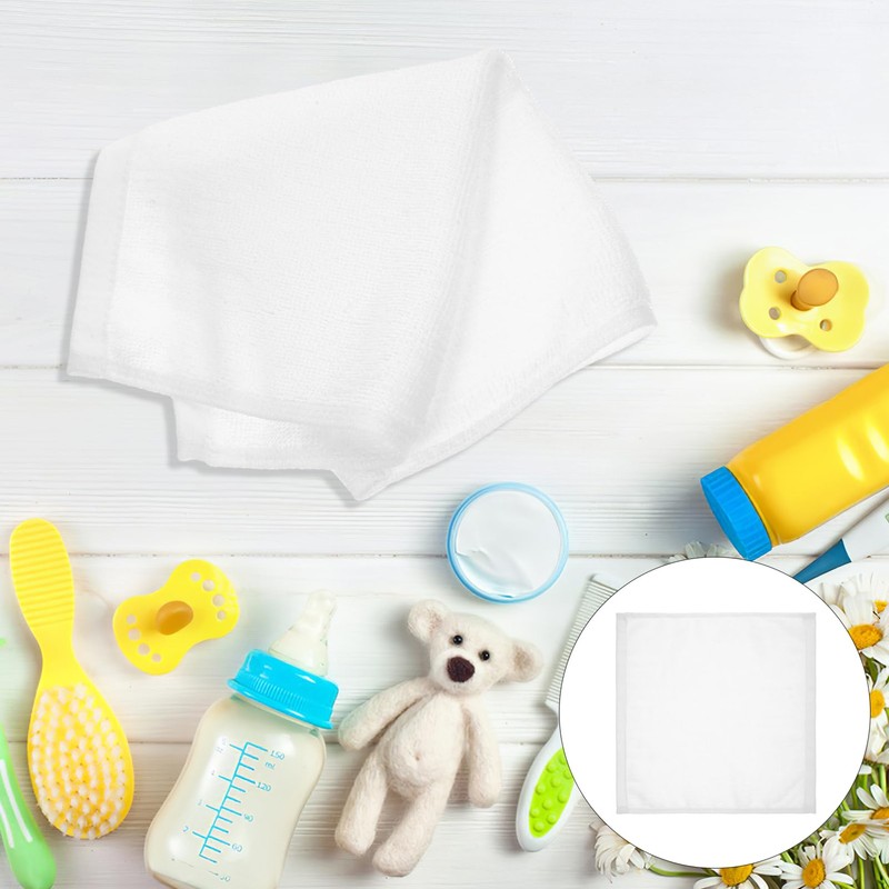 Mikinona Cotton Towel Set 10 Absorbent Hand Face Towels 12x12