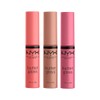 NYX PROFESSIONAL MAKEUP Butter Lip Gloss, 3 Colors, Angel Food