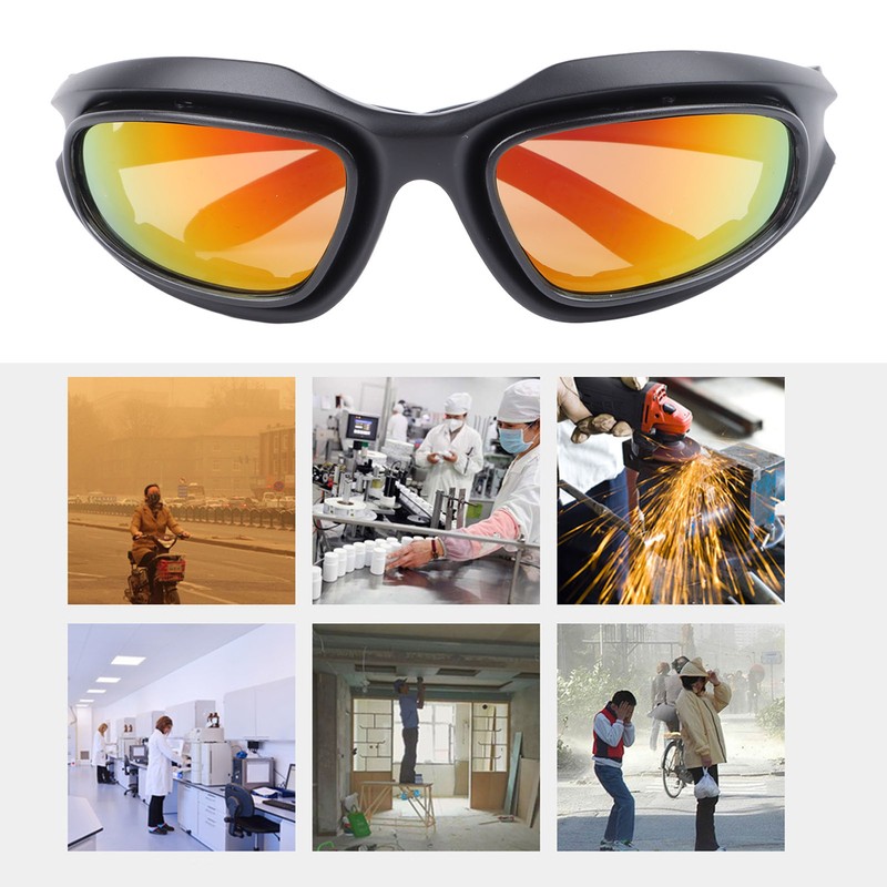Polarized Motorcycle Riding Goggles Reduce Glare Full Frame Windproof Cycling