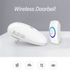 Wireless Doorbell Colorful Flashing Light 57 Ringtone Adjustable Volume for