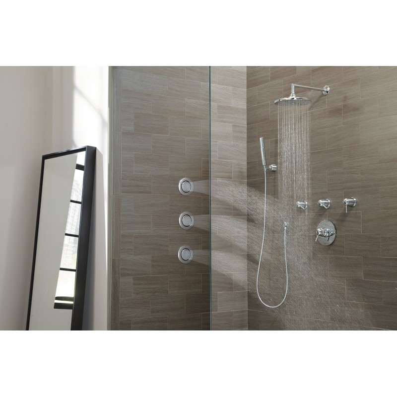Moen TS1322 Mosaic Round Single-Function Body Spray, Wall Mounted Shower