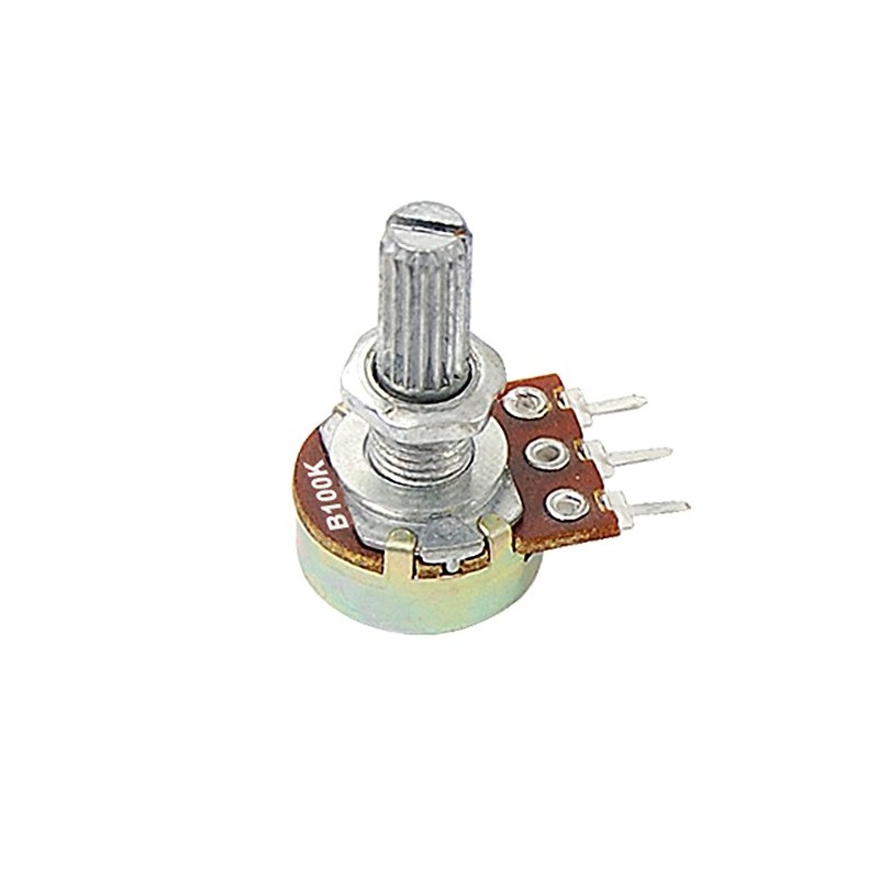 uxcell 100K ohm 1/2W B100K Linear Taper Rotary Potentiometer Pots