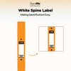 Durafile Ring Binder A4 File, Orange, Single File Folder Organiser,