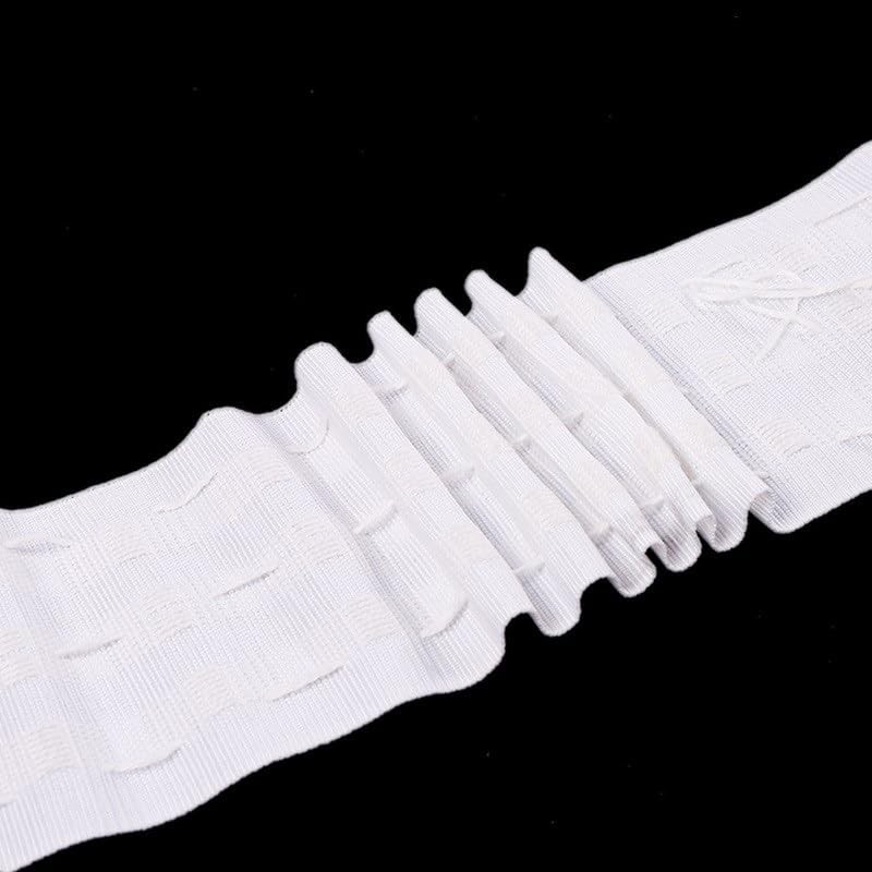 Dansunny Curtain Tape Ruffle Tape for Sewing, Width 7.5 cm,