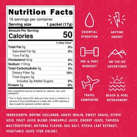 Bare Bones Elevated Drink Mix | Hydration with Collagen, Fiber & Electrolytes | Support Wellness, Energy & Recovery with Every Refreshing Sip