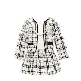 Great Pretenders Coco The Fashionista Costume with Dress, Jacket and Necklace, Size 5-6 Black