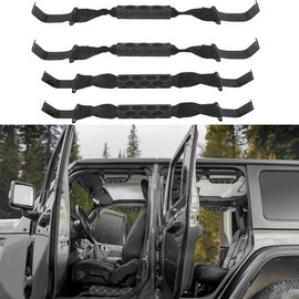 4pcs Grab Handles Grips Roll Bar Handle Compatible with Jeep Wrangler Gladiator JL JT 2018-2023 Car Roof Handles 4 Door,for Jeep Wrangler Accessories