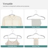 SONGMICS Clothes Hangers, Pack of 100 Plastic Coat Hangers, Space-Saving,