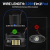 icicar 25 Pods 6500k White Rock Lights, IP68 Waterproof 36