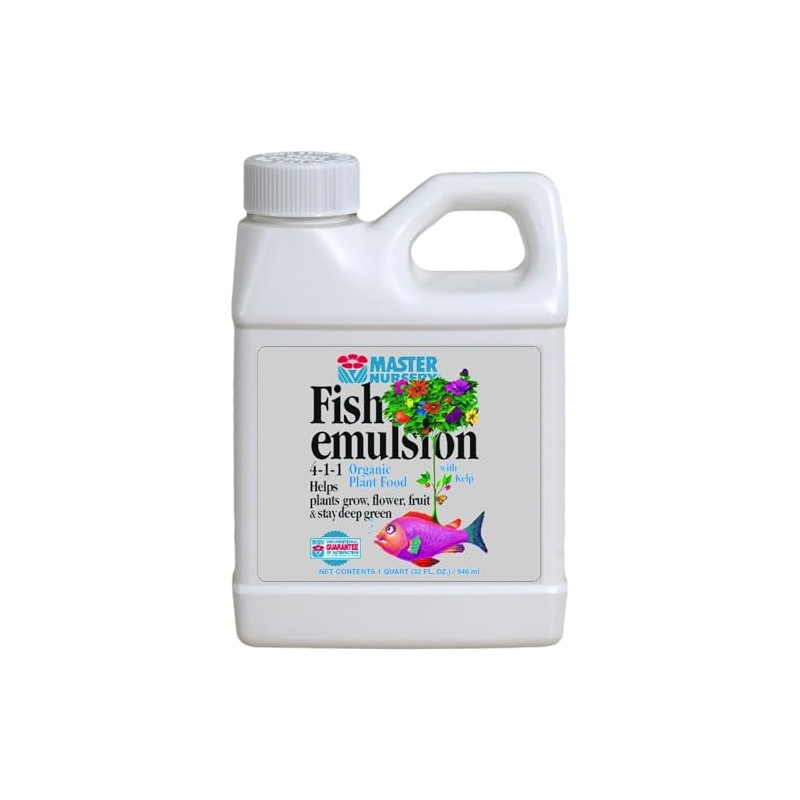 Master Nursery Fish Emulsion 4-1-1 Organic Plant Food - qt