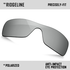 TRUSHELL Polarized Replacement Lenses for Oakley Ridgeline OO9419 Sunglass - Silver Mirror