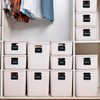 Basket Labels Clip Set - 12 Removable PVC Bin Label