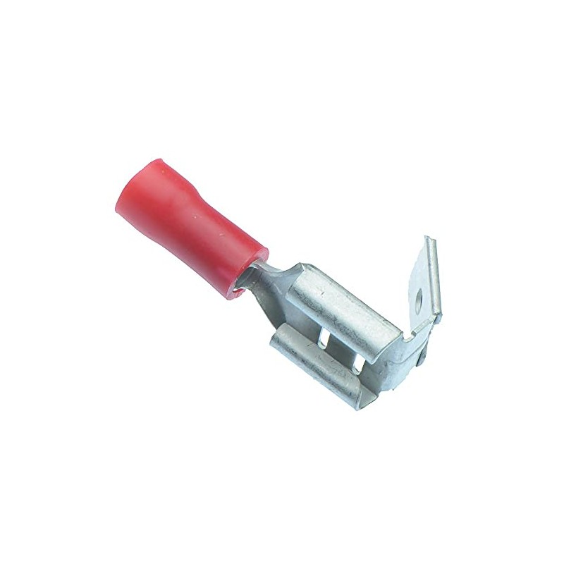 20 x Red 6.3mm Insulated Piggyback Crimp Spade Terminal Connector