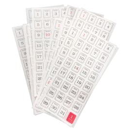 1 Set 365 Days Daily Planner Stickers, Organizing Stickers for Easy Tracking, Planner Accessories for Adults, Calendar Tabs and Monthly Tabs for Streamlined and Efficient Planning Solutions
