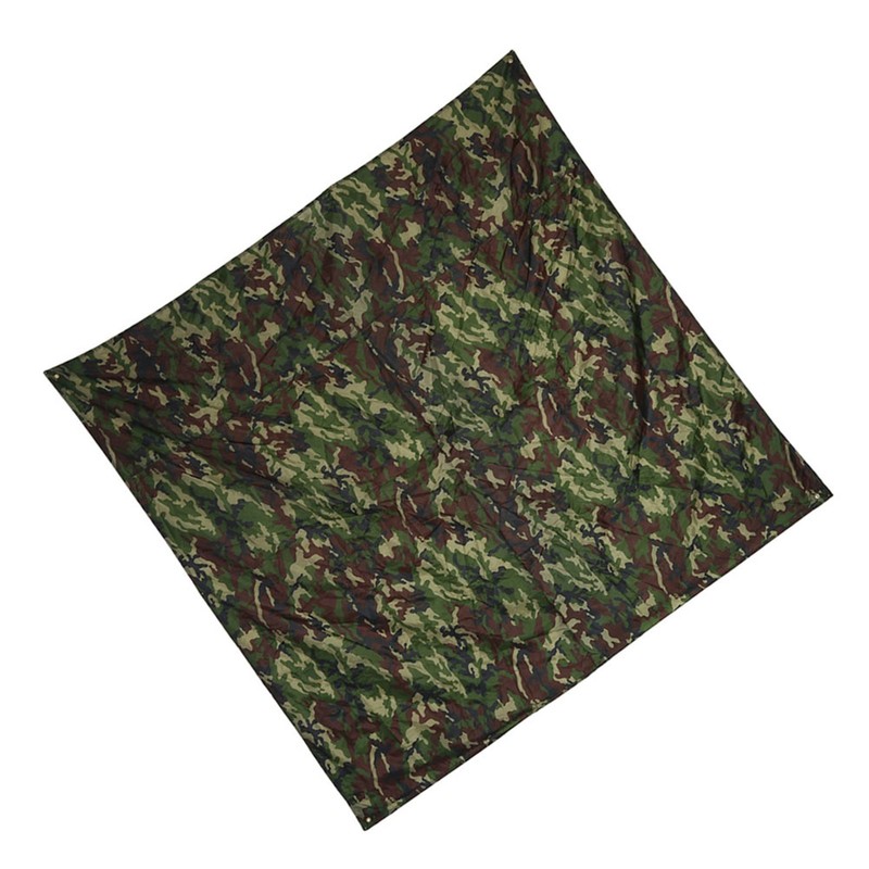 Camouflage Outdoor Portable Lightweight Rainproof Mat RainTent Tarp Shelter (3*2.9m)