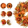 Large 24 Inch Fall Wreaths for Front Door, Farmhouse Autumn