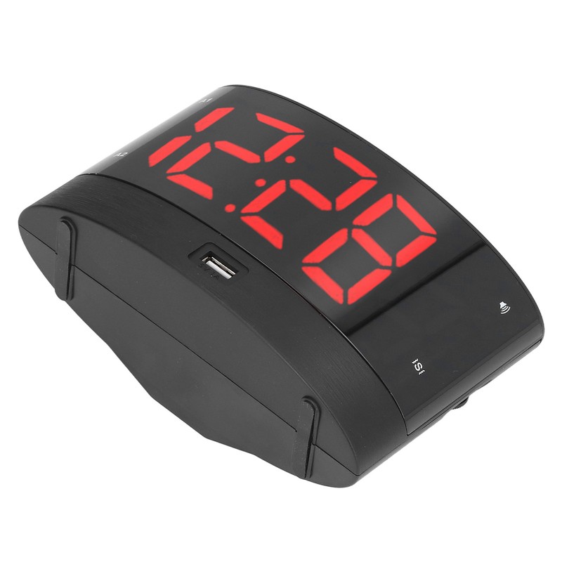 Digital Alarm Clock USB Charging Alarm Clock with 3 Vibration